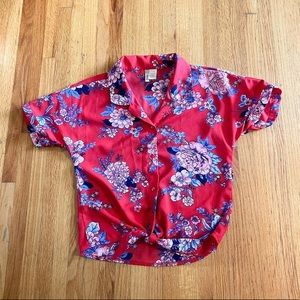 Japna cropped t-shirt blouse